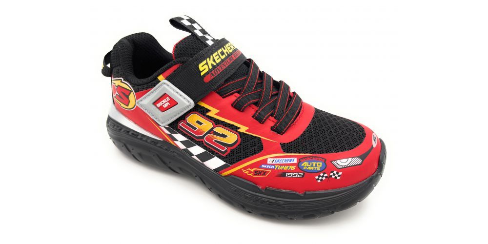 Skechers 402303L BKRD DCORD ROJO